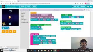 The hero and the thief video game using code.org screenshot 3