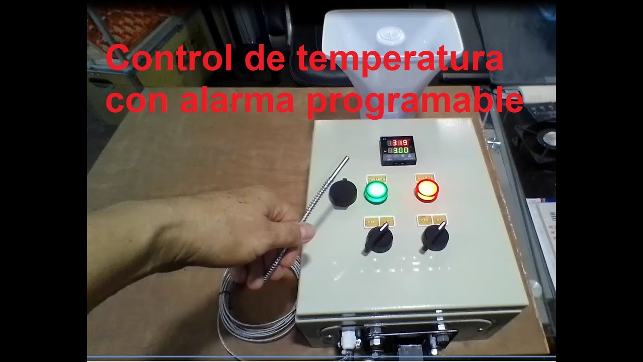 Cómo funciona un control de temperatura industrial