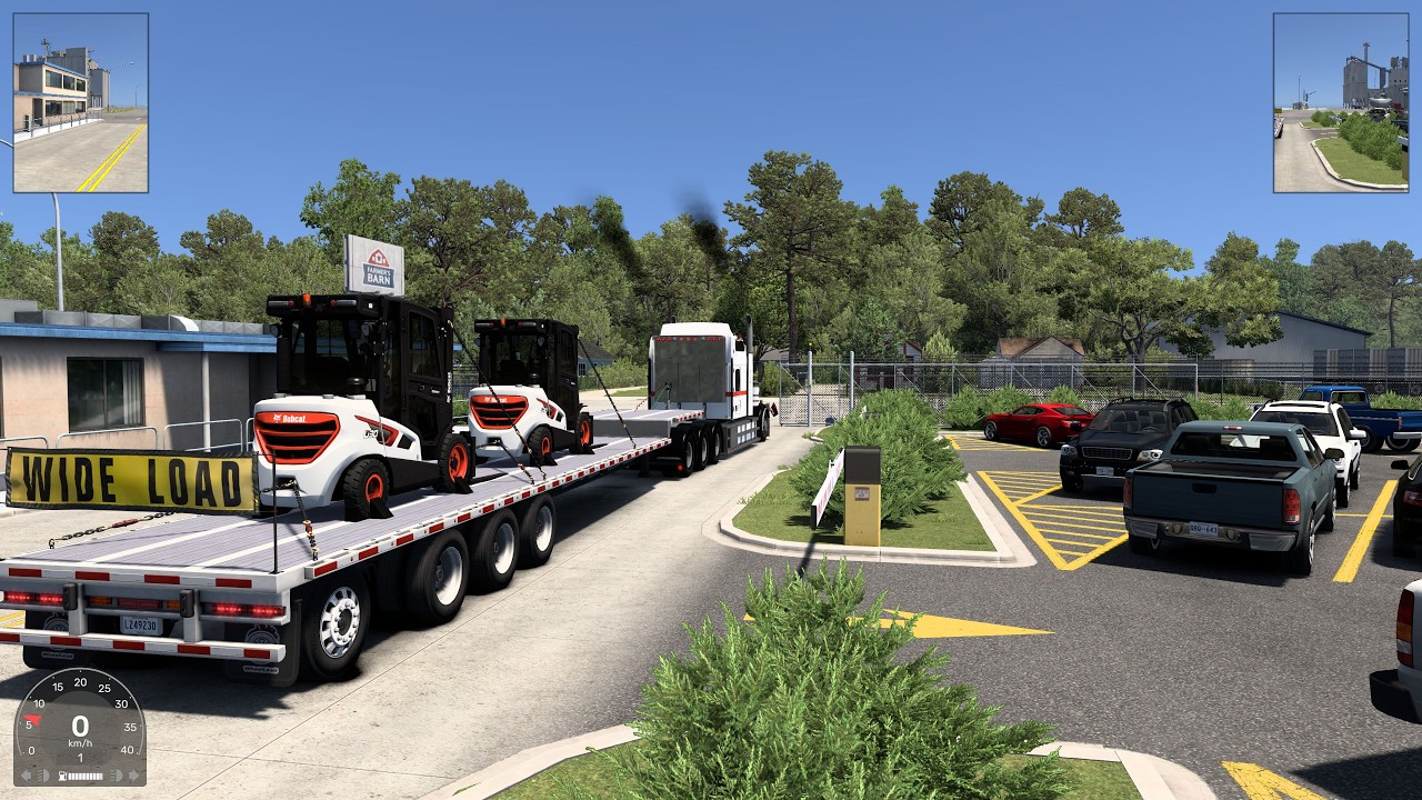 KENWORTH W900 - BOBCAT FORKLIFTS D30 8 TONNES