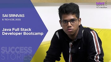 Success Story | Sai Srinivas | Full Stack Developer