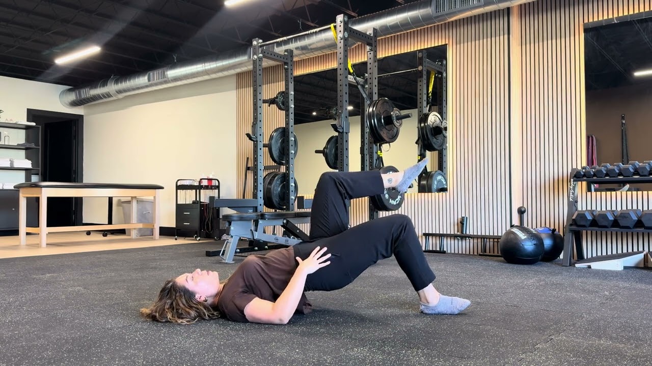 Bridge to single leg hold