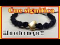 Pulsera de NUDO ESPIRAL / significado del color NEGRO 😯 (VIDEO 52)