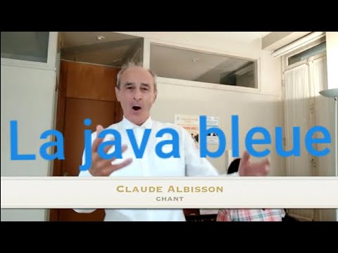 "La java bleue"  Claude Albisson ラ ジャバブルー 歌クロードアルビッソン