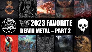 2023 Favorite Death Metal - Part 2