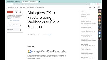 Dialogflow CX to Firestore using Webhooks to Cloud Functions #qwiklabs #GSP755  [With Explanation🗣️]