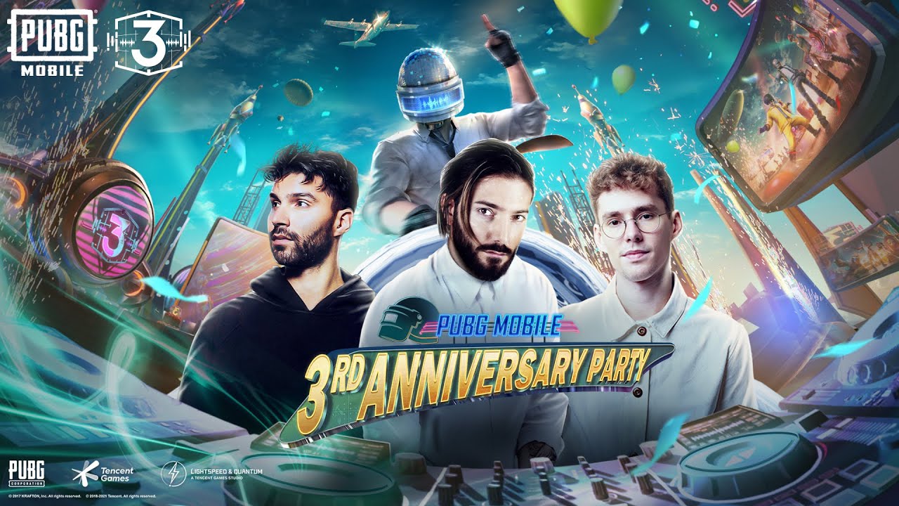 PUBG MOBILE 3RD ANNIVERSARY PARTY - YouTube
