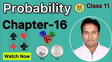 Probability Chapter 16 I Introductions And Definitions I NCERT Class 11 I CBSE Class 11 I One Short