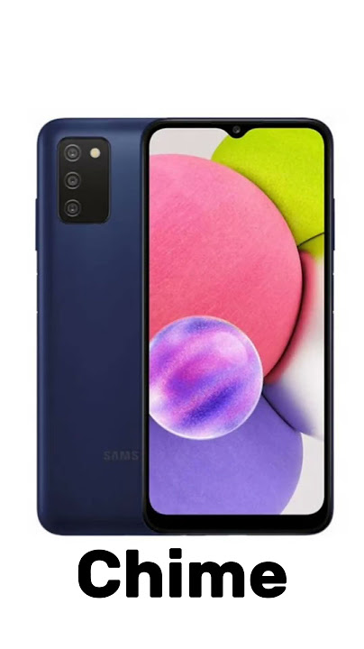 SAMSUNG Galaxy A03 - Chime ringtone. #smartphone #android #tech #samsung #viral #shorts #video