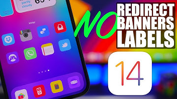 iOS 14.5 Customization - NO Redirect, NO Banners, NO Icon Labels !
