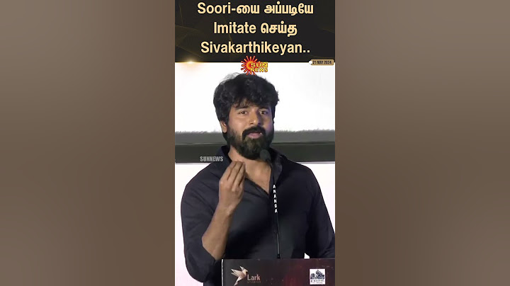 Soori-யை  அப்படியே Imitate செய்த Sivakarthikeyan... | Sivakarthikeyan Fun Speech | Garudan