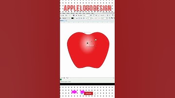 Apple Logo Design in CorelDRAW | CorelDRAW Tutorial Shorts