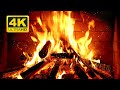 Cozy Fireplace 4K 12 HOURS Fireplace With Crackling Fire Sounds Crackling Fireplace 4K 