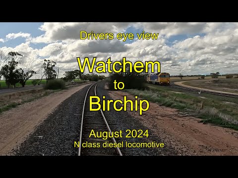 Drivers Eye View Watchem To Birchip Aug 2024 