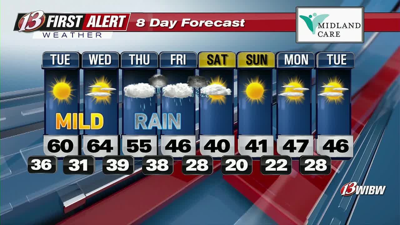 Rain returns late this week and colder weekend - YouTube