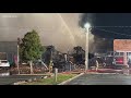 Fire heavily damages and destroys multiple businesses in Barnesville