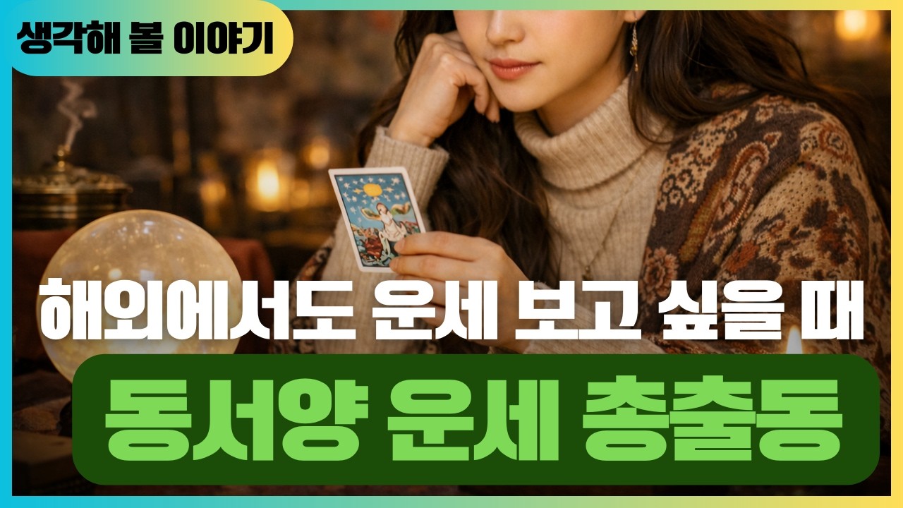 AI로 동서양 운세를 다 돌려봤는데..