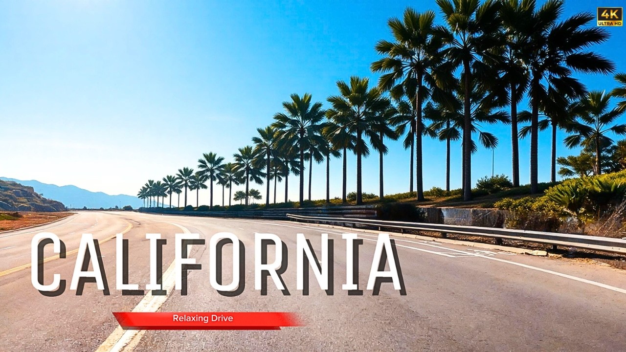 You’re driving through California | Pure Relaxation 4K
