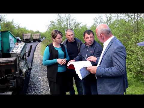 შავღელეში გზის მოასფალტება მიმდინარეობს