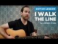 How to play "I Walk The Line" by Johnny Cash (Guitar Chords & Lesson)