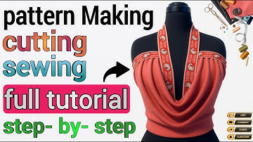 Bodice & Collar Design in 3 Steps | Pattern, Cut & Sew + Pro Fit