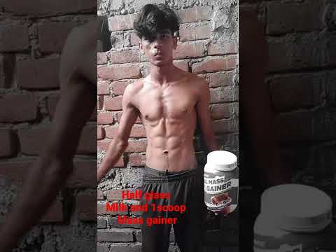 first time take mass gainer 16year old boy 👿🔥👿👿👿🔥🔥👿👿👿🔥👿#gym #massgainers #shorts