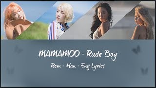 Mamamoo - rude boy | rom/han/eng lyrics video