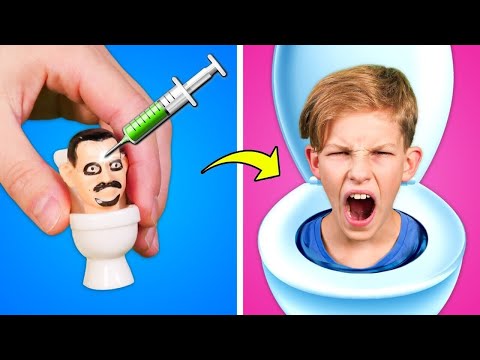 Skibidi Toilet Challenge - Rich vs Poor! Extreme Challenge From TikTok and Viral Hacks