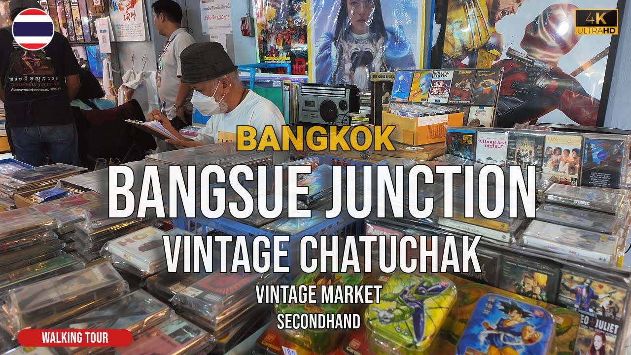 🇹🇭 Bangsue Junction, Vintage Chatuchak, Bangkok Vintage Market,  clothing, second-hand vintage items