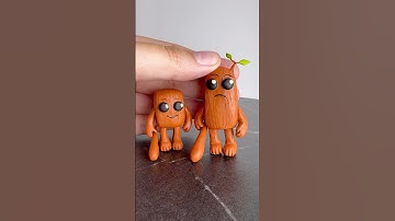 Thumbnail of I made Tung Tung sahur but cute and small #plasticinerelax #cute #tungtungtungsahur #trending #clay