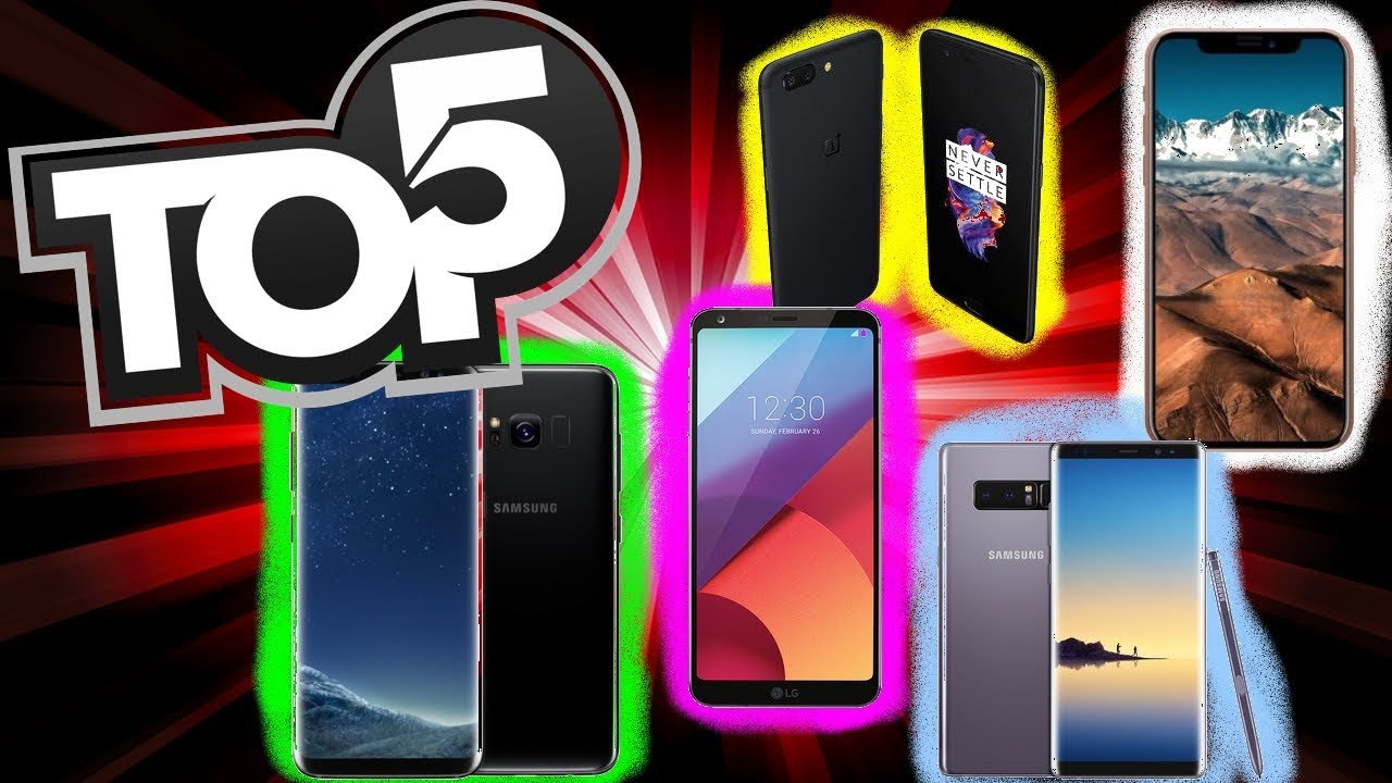 TOP 5 - DES MEILLEURS SMARTPHONES - YouTube
