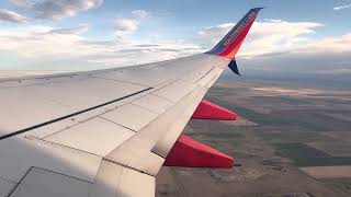 Southwest Airlines 737 700 takeoff from Denver DEN