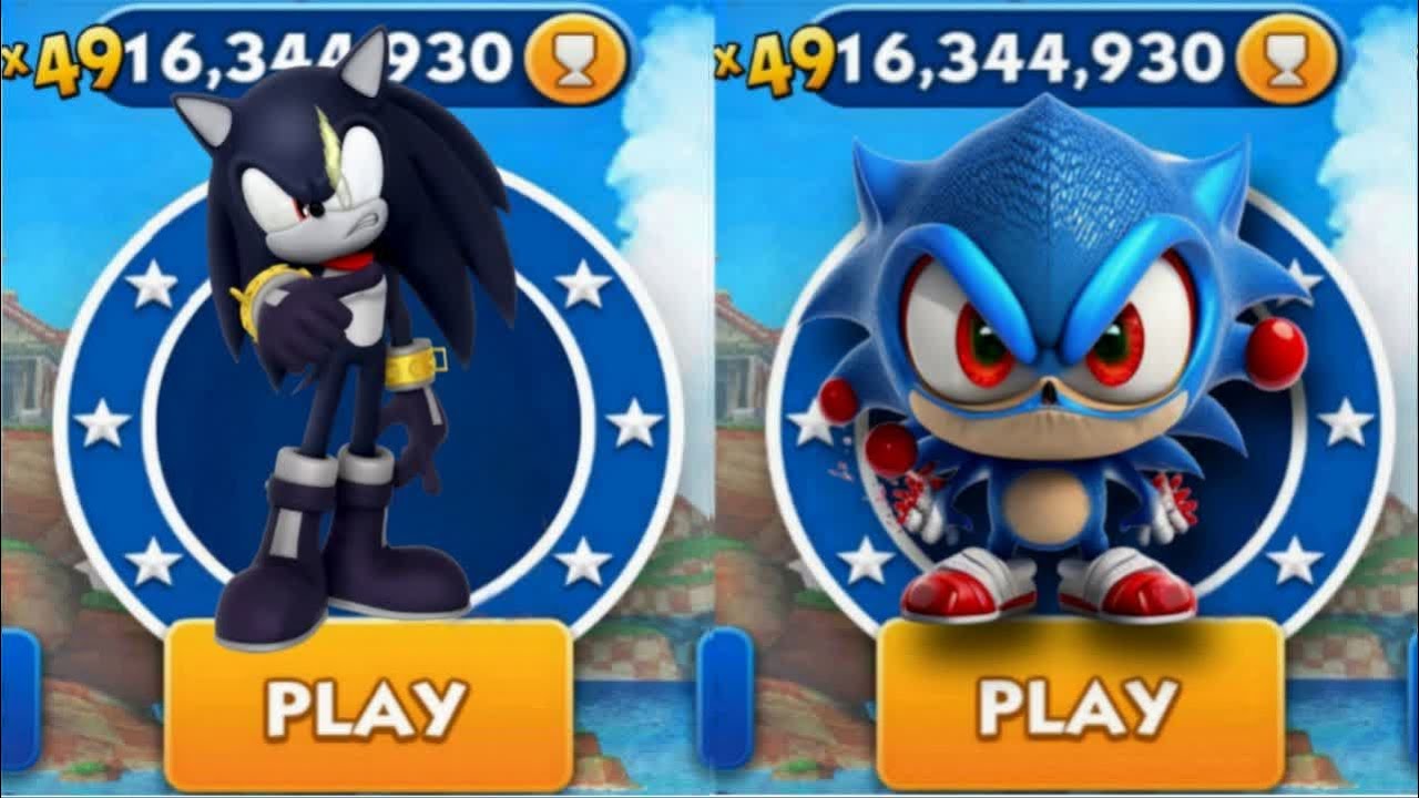 Sonic Dash - Shadow VS Classic Sonic _ Movie Sonic vs All Bosses Zazz ...