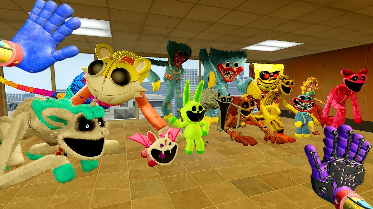 Playing As Chapter 1, 2, 3, 4 Monsters from Poppy Playtime | Garry's Mod!