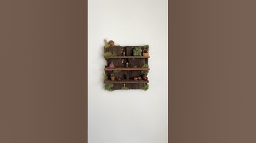 I may or may not have lost the fireflies when I moved😅 #miniatures #miniature #fairy #fairycore