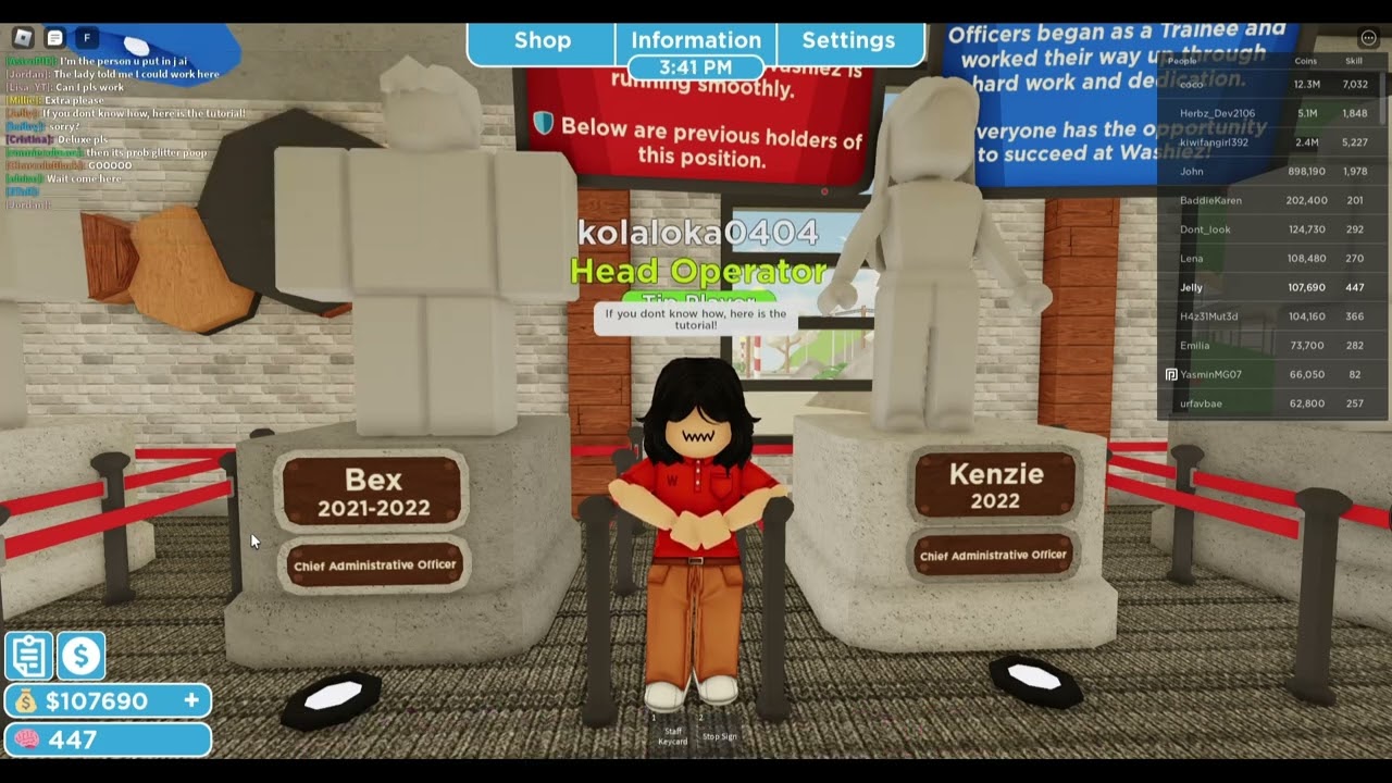 Getting promoted to Shift Leader in Washiez!