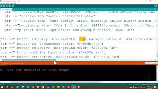 Tutorial ESP32 Web Server Section 8 - Writing HTML Code for WebPage