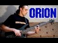 Metallica orion bass cover  solo cliff burton tribute