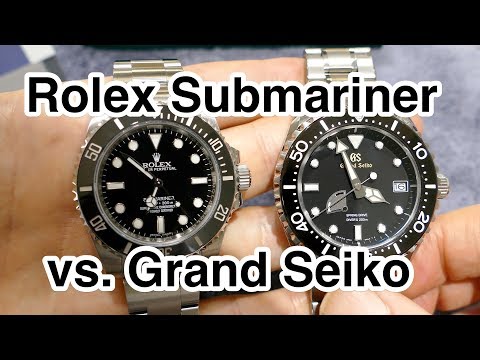 Rolex Submariner против Grand Seiko Diver в 4K UHD