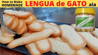 LENGUA DE GATO | ala Good Shepherd Baguio | Buttery and Crispy Cookies | Pang Negosyo