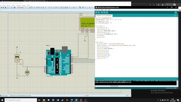 SENSOR SUHU RUANGAN PADA SIMULASI PROTEUS DAN ARDUINO IDE