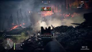 Battlefield 1 - TRIPLE KILL GRENADE VERDUN HEIGHTS