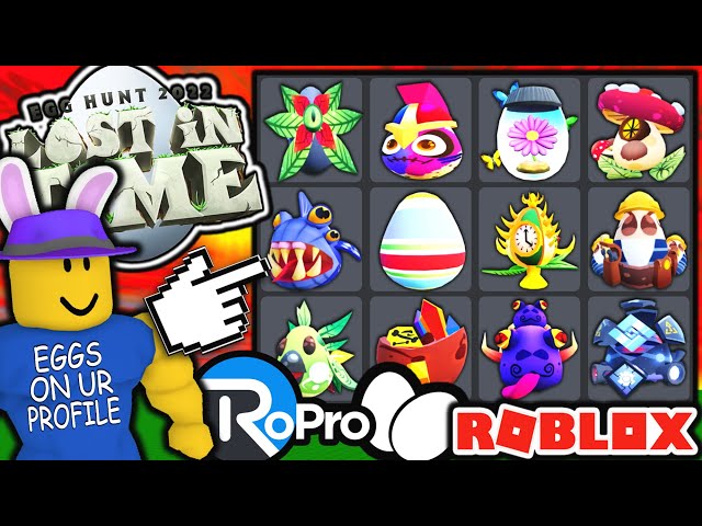 RoPro Roblox Extension on X: RoPro has partnered with Egg Hunt 2022: Lost  in Time to bring the joy of hunting eggs back to Roblox! When the new RoPro  update releases soon