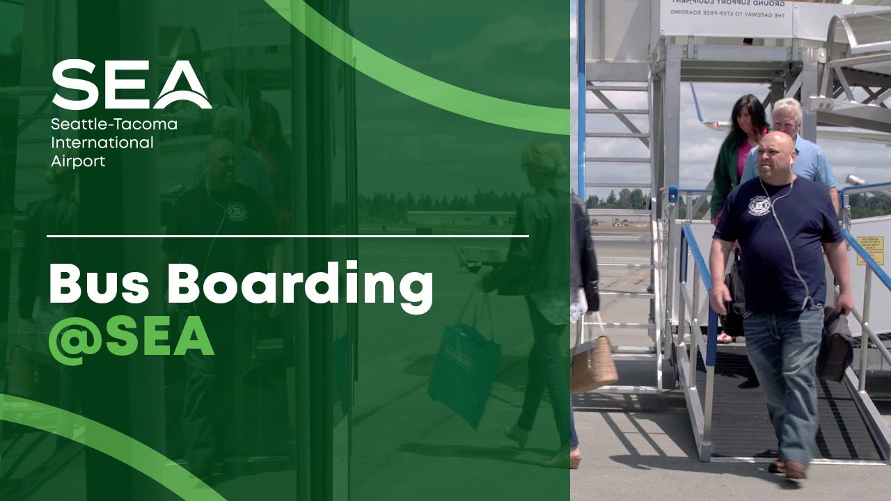 Bus Boarding at SEA | Why am I Taking a Bus to My Plane? - YouTube