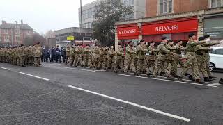 Grantham Town Remembrance parade 2022.