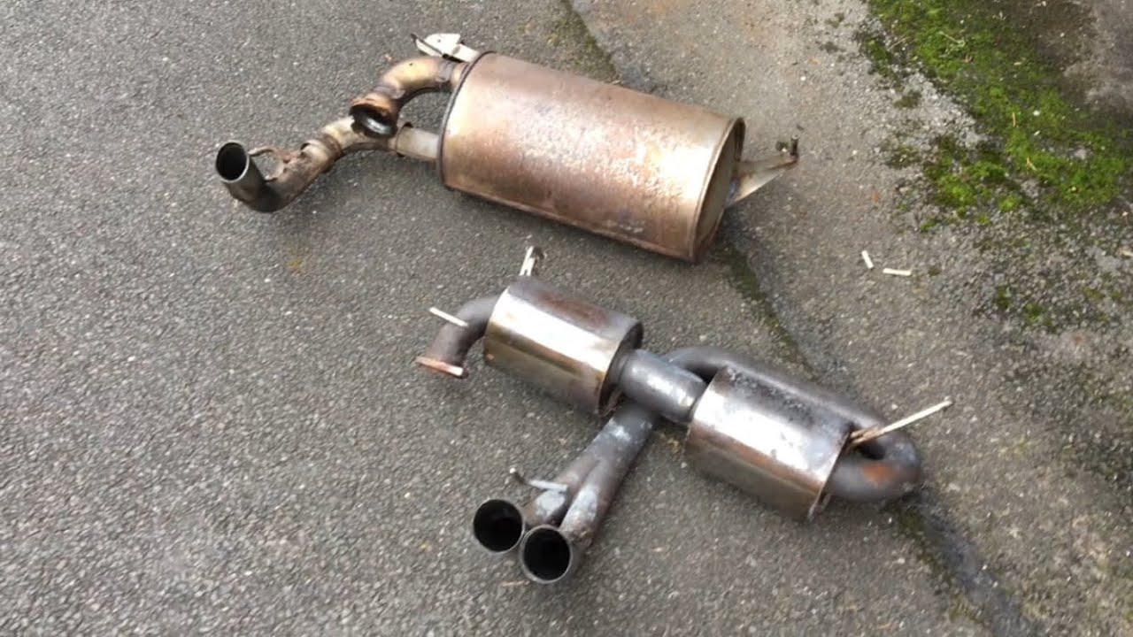 Установка мальианского глушителя на Toyota MR2 Roadster