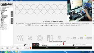 Dual FSESC 6 6 base on VESC6 Programming by VESC Tool Tutorial