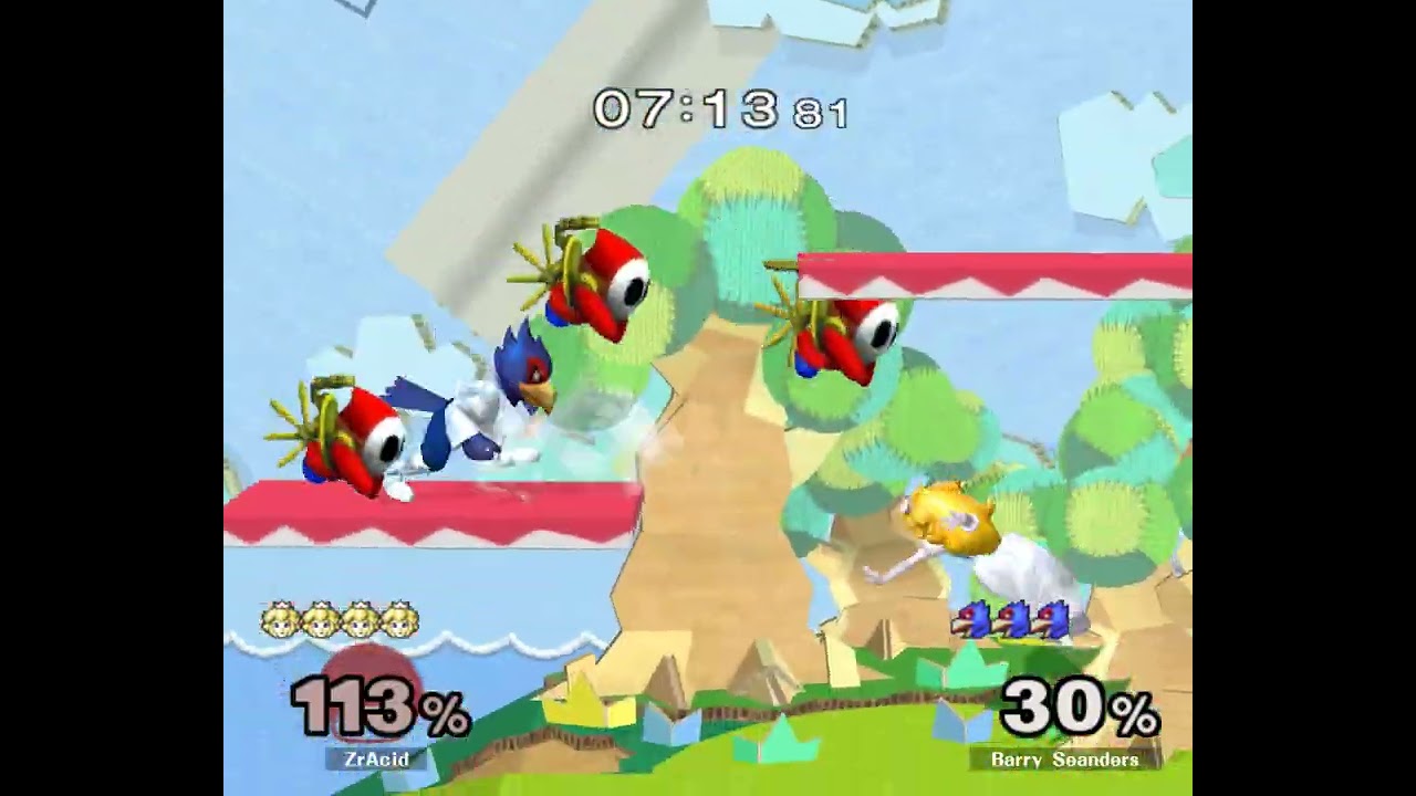 The Zoctor's Office #2 - Melee Singles R2 — ZrAcid ⟮Peach⟯ vs Barry Seanders ⟮Falco⟯