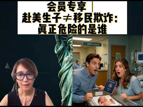 会员专享：赴美生子=移民欺诈？真正危险的谁？ thumbnail