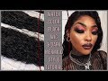 WATER COLORING BLACK WIG + STYLE TUTORIAL| VICTORIA'S WIG