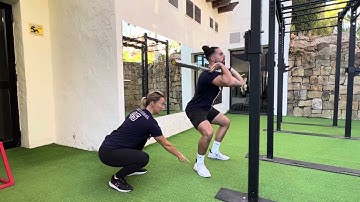 🏋️ Exercise Demo: Front Squat Tutorial